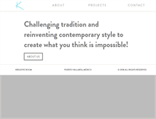 Tablet Screenshot of kreativeroom.com